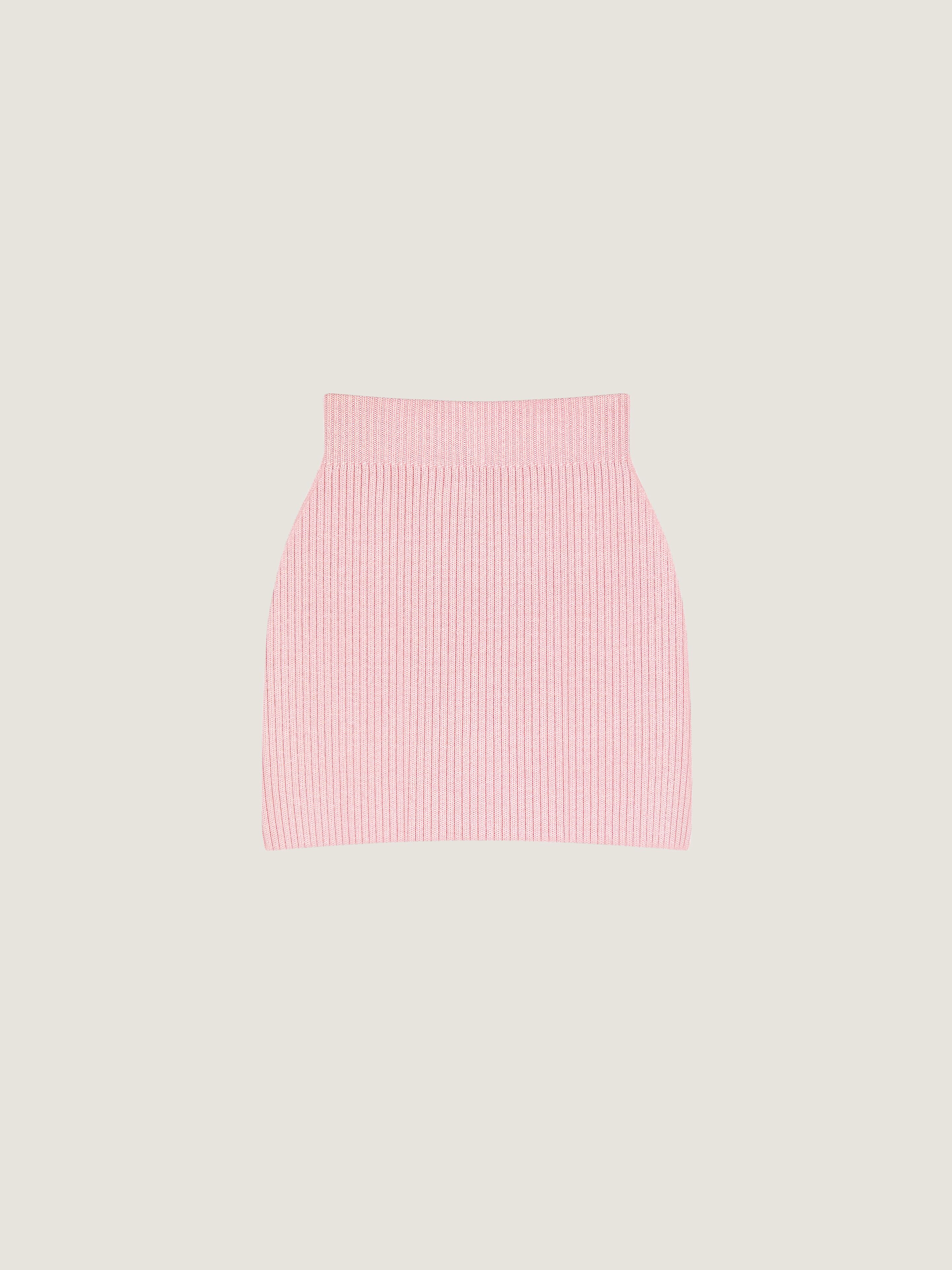 Mini pencil skirt in wool